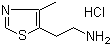 structure of CAS# 17928-09-5, 4-Methyl-5-thiazoleethanamine hydrochloride