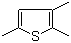 structure of CAS# 1795-05-7, 2,3,5-Trimethylthiophene