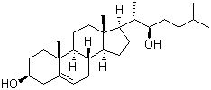 structure of CAS# 17954-98-2, 22(R)-Hydroxycholesterol