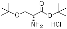 structure of CAS# 179559-35-4, O-(叔丁基)-D-丝氨酸叔丁酯盐酸盐