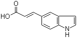 structure of CAS# 179626-79-0, (E)-3-(1H-吲哚-5-基)-2-丙烯酸