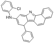 structure of CAS# 1800022-01-8, N-(2-chlorophenyl)-7-phenyl-7H-benzo[a]carbazol-9-amine