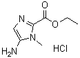 structure of CAS# 180258-46-2, 4-氨基-N-甲基咪唑-2-羧酸乙酯盐酸盐