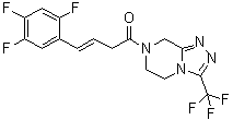 CAS 登录号：1803026-58-5, (3E)-1-[5,6-二氢-3-(三氟甲基)-1,2,4-三唑并[4,3-a]吡嗪-7(8H)-基]-4-(2,4,5-三氟苯基)-3-丁烯-1-酮
