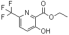 CAS 登录号：1804096-65-8, 3-羟基-6-(三氟甲基)-2-吡啶羧酸乙酯