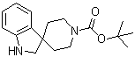 structure of CAS# 180465-84-3, 螺[吲哚啉-3,4'-哌啶]-1'-羧酸叔丁酯
