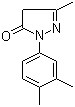 structure of CAS# 18048-64-1, 3-甲基-1-(3,4-二甲基苯基)-2-吡唑啉-5-酮