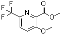 CAS 登录号：1806317-49-6, 3-甲氧基-6-(三氟甲基)-2-吡啶羧酸甲酯