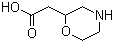 structure of CAS# 180863-27-8, 2-Morpholineacetic acid
