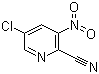 structure of CAS# 181123-11-5, 5-Chloro-3-nitropyridine-2-carbonitrile