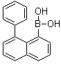 structure of CAS# 181135-36-4, (8-苯基-1-萘基)-硼酸