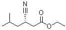 CAS # 181289-39-4, (S)-3-Cyano-5-methylhexanoic acid ethyl ester, (3S)-3-Cyano-5-methylhexanoic acid ethyl ester, (S)-3-Cyano-5-methylhexanoic acid ethyl ester