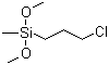 structure of CAS# 18171-19-2, 3-氯丙基甲基二甲氧基硅烷