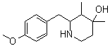 CAS 登录号：18175-34-3, 2-(4-甲氧基苄基)-3,4-二甲基-4-哌啶醇
