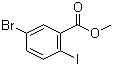 structure of CAS# 181765-86-6, 5-溴-2-碘苯甲酸甲酯