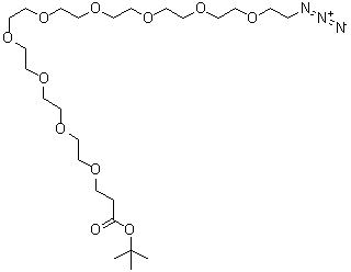 CAS # 1818294-43-7, 30-Azido-4,7,10,13,16,19,22,25,28-nonaoxatriacontanoic acid 1,1-dimethylethyl ester