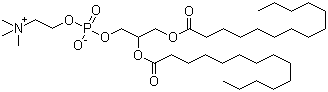 CAS # 18194-24-6, Dimyristoyl phosphatidylcholine, 1,2-Dimyristoyl-sn-glycero-3-phosphocholine, (R)-(7-myristoyl-4-oxido-10-oxo-3,5,9-trioxa-4-phosphatricosyl)trimethylammonium 4-oxide