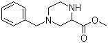 structure of CAS# 181955-94-2, 4-苄基-2-哌嗪甲酸甲酯