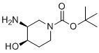 structure of CAS# 1820579-78-9, (3S,4R)-叔-丁基3-氨基-4-羟基哌啶-1-羧酸酯