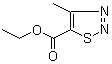 structure of CAS# 18212-20-9, Ethyl 4-methyl-1,2,3-thiadiazole-5-carboxylate