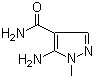 structure of CAS# 18213-75-7, 5-氨基-1-甲基吡唑-4-甲酰胺