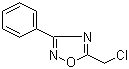 structure of CAS# 1822-94-2, 5-(氯甲基)-3-苯基-1,2,4-恶二唑