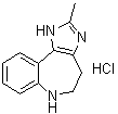 CAS # 182202-73-9, 1,4,5,6-Tetrahydro-2-methyl-imidazo[4,5-d][1]benzazepine monohydrochloride