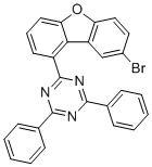 CAS 登录号：1822310-63-3, 2-(8-溴二苯并呋喃-1-基)-4,6-二苯基-1,3,5-三嗪