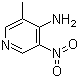 structure of CAS# 18227-67-3, 3-甲基-5-硝基-4-吡啶胺