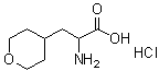 structure of CAS# 182287-50-9, alpha-氨基四氢-2H-吡喃-4-丙酸盐酸盐