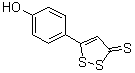 structure of CAS# 18274-81-2, 5-(4-Hydroxyphenyl)-3H-1,2-dithiole-3-thione
