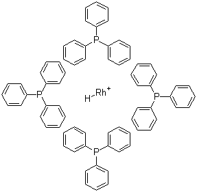 structure of CAS# 18284-36-1, 四(三苯基膦)氢化铑(I)