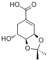 CAS # 183075-03-8, 3,4-O-Isopropylidene shikimic acid