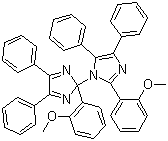 2-(2-甲氧基苯基)-4,5-二苯基咪唑-1,2'-二聚体分子结构 (CAS 1831-70-5)