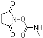 structure of CAS# 18342-66-0, N-琥珀酰亚胺基-N-甲基氨基甲酸酯