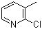 structure of CAS# 18368-76-8, 2-Chloro-3-picoline