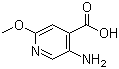 CAS 登录号：183741-91-5, 5-氨基-2-甲氧基-4-吡啶羧酸