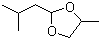 structure of CAS# 18433-93-7, Isovaleraldehyde propyleneglycol acetal