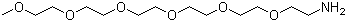 3,6,9,12,15,18-Hexaoxanonadecan-1-amine molecular structure (CAS 184357-46-8)