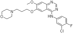 structure of CAS# 184475-35-2, 吉非替尼
