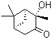 structure of CAS# 1845-25-6, (1S,2S,5S)-(-)-2-羟基-3-蒎烷酮