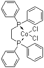 structure of CAS# 18498-01-6, [1,2-双(二苯基膦)乙烷]二氯钴(II)