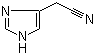 structure of CAS# 18502-05-1, 4(5)-氰甲基咪唑
