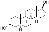 structure of CAS# 1852-53-5, 5a-Androstane-3a,17b-diol