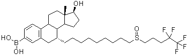 CAS # 1853279-29-4, [(7alpha,17beta)-17-Hydroxy-7-[9-[(4,4,5,5,5-pentafluoropentyl)sulfinyl]nonyl]estra-1,3,5(10)-trien-3-yl]boronic acid