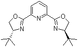 CAS 登录号：185346-17-2, 2,6-双[(4R)-4-叔丁基-2-恶唑啉基]吡啶, 2,6-双[(4R)-4-叔丁基-2-噁唑啉基]吡啶