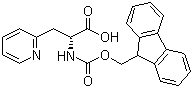 structure of CAS# 185379-39-9, Fmoc-3-(2-吡啶基)-D-丙氨酸