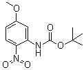 structure of CAS# 185428-55-1, N-(叔丁氧羰基)-5-甲氧基-2-硝基苯胺