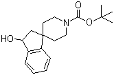 CAS 登录号：185525-42-2, 3-羟基螺[茚满-1,4'-哌啶]-1'-甲酸叔丁酯