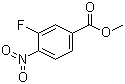 structure of CAS# 185629-31-6, Methyl 3-fluoro-4-nitrobenzoate